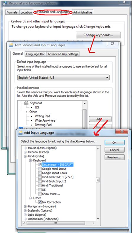 Keyboard Setting In Vista