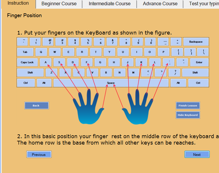 Hindi Typing Tutor
