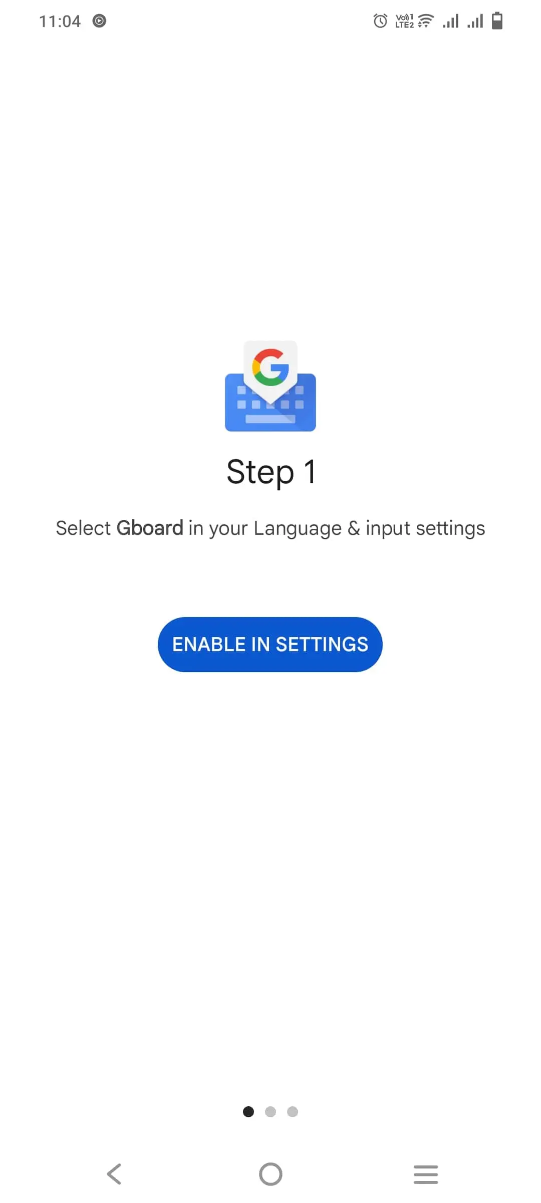 Enable Hindi typing in mobile