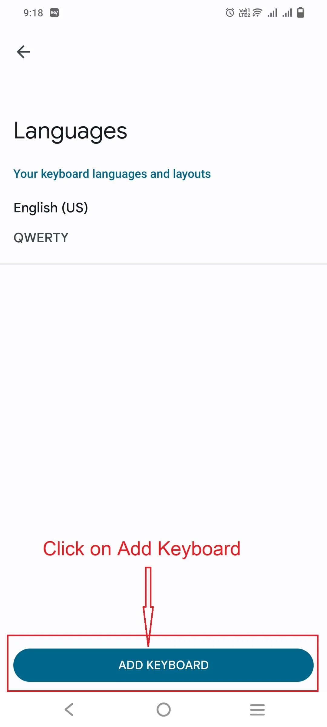 languages in Gboard