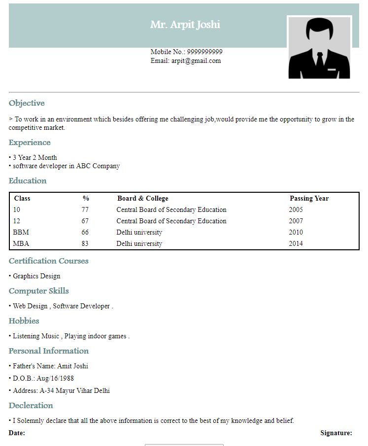 Resume Maker Create Resume In 2 Minutes Resume Samples